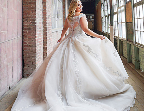 plus size wedding gowns